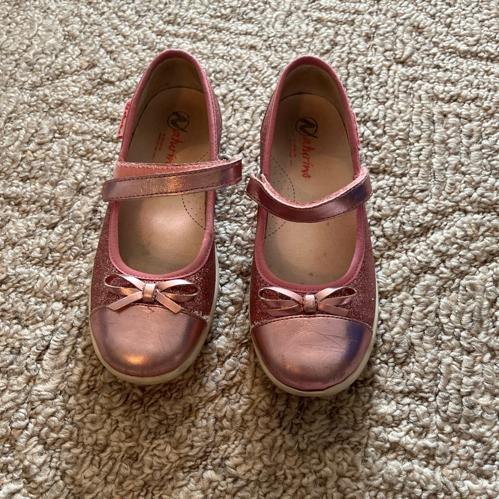 Naturino Sparkling Pink Dress Shoes size 30
